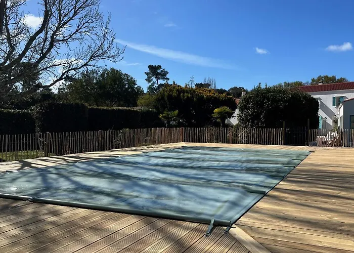 Сasa de vacaciones Ile D Oléron Vertbois, Bois Piscine Et *